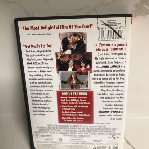 Love Actually DVD 2004 The Ultimate Romantic Comedy - Picture 2 of 4